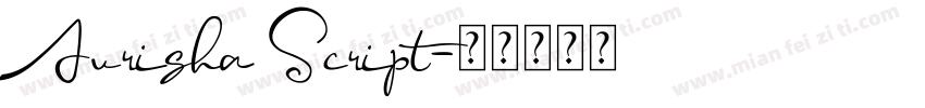 Aurisha Script字体转换